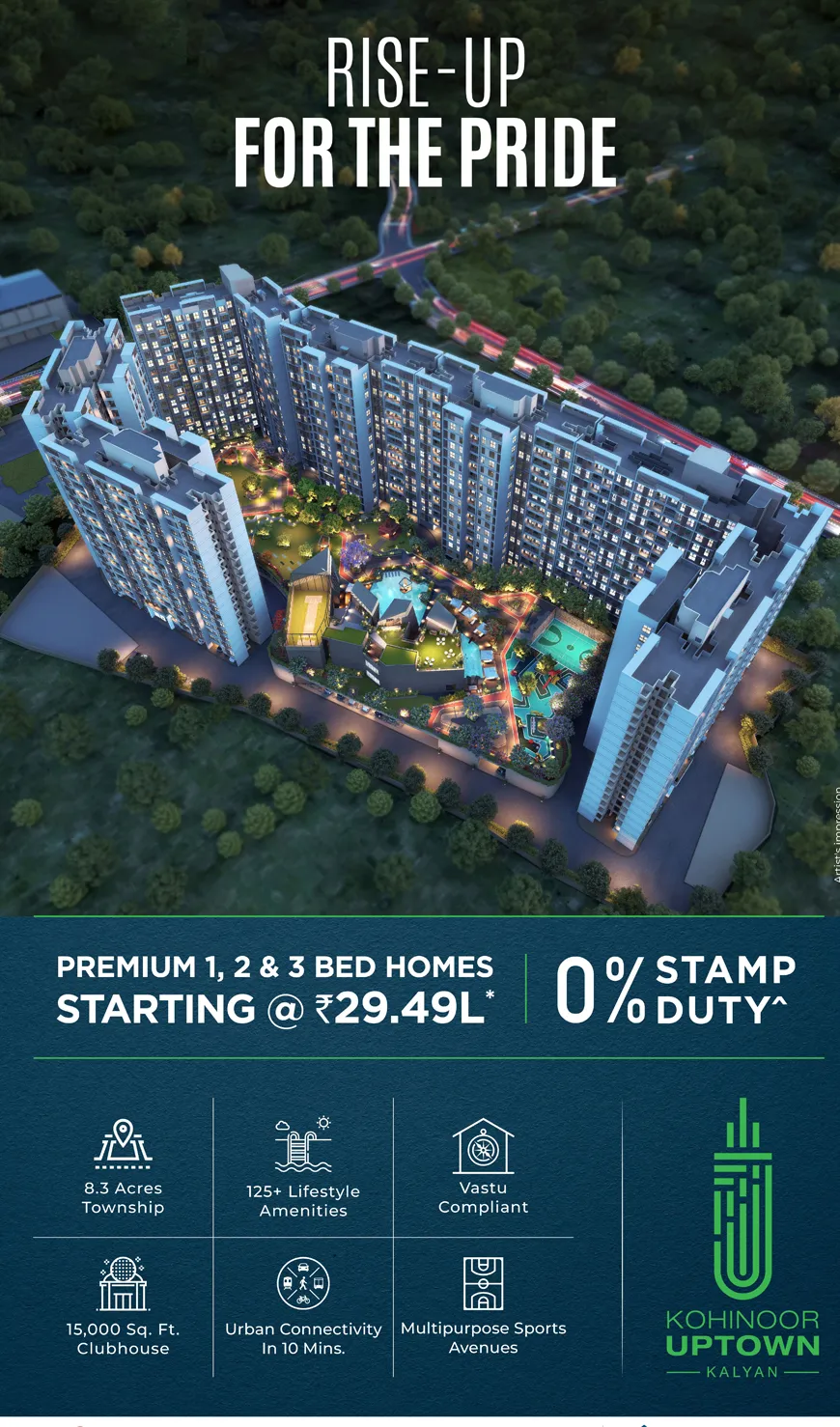 Kohinoor Uptown Kalyan Banner Mobile View